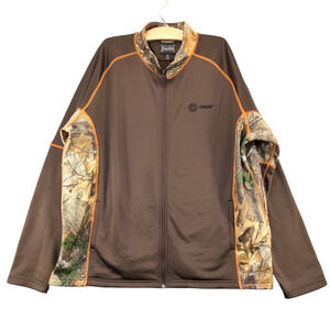 Gamehide Men's Jacket Brown Camouflage Plus Size 2X Long Sleeve